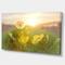 Designart - Dandelion Blooming Flower in Field - Floral Canvas Art Print